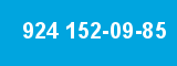 924 152-09-85